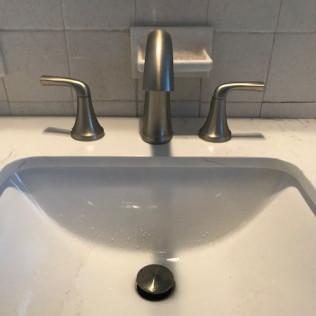 A residential sink