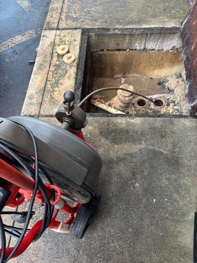 Specialized hydro jetting equipment provides deep pipe cleaning.