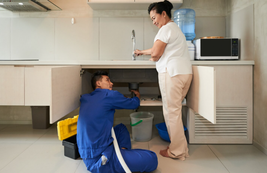 Professional sewer cleaning can address blockages affecting basement floor drains.